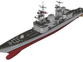 精细船只军事模型军舰 航母 潜水艇 (22)